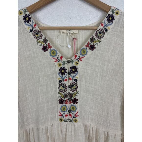 NEW Umgee Women’s Dress Size Medium Embroidered‎ Boho Cottagecore Spring Summer - Picture 2 of 9